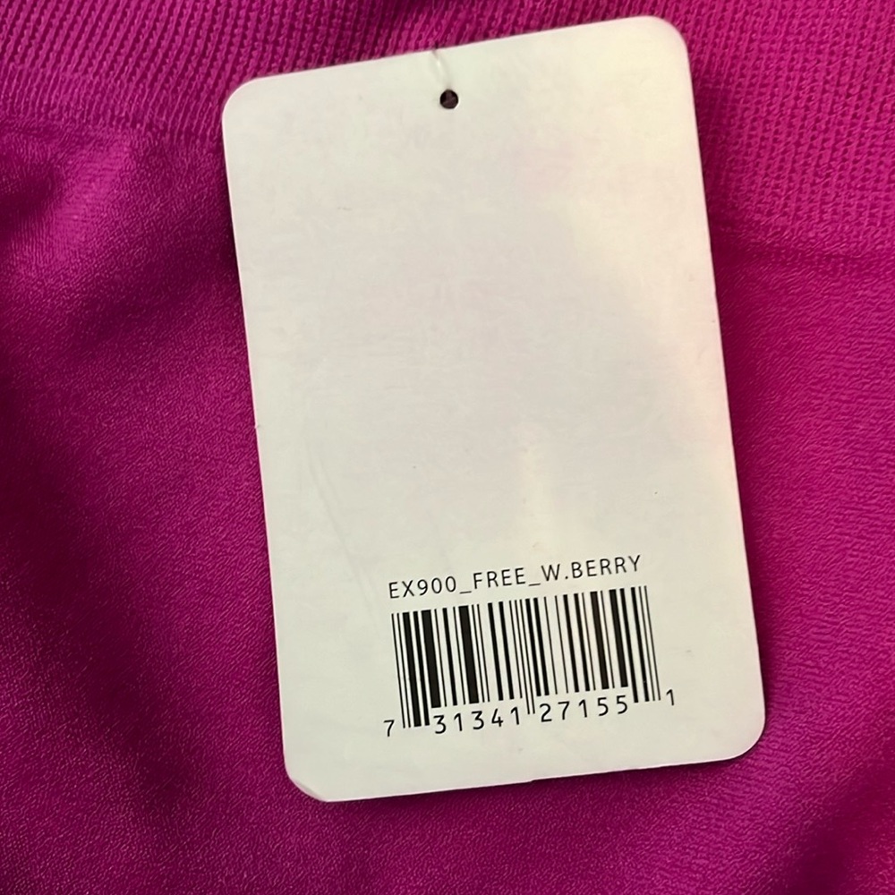 NWT.   Leggings  NWT HOT Pink  Free Size Or One Size Fits Most - Picture 6 of 8